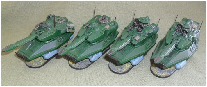 ARC Fleet Tanks from CMG - Work in Progress