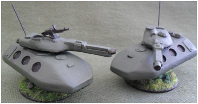 Combat Wombat Centurion GEV Tanks repurposed as grav tanks  - Work in Progress