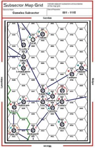 Gamelea Subsector Map