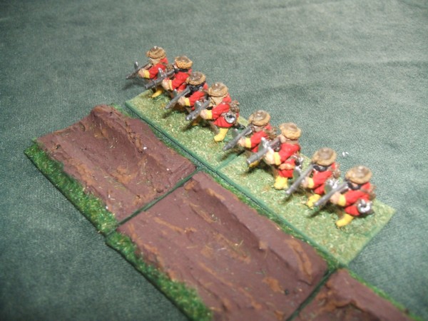 Mike's Models Streltsi defending the ditch and bank