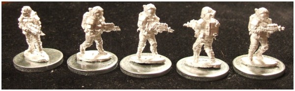 Earth Force Marines from Rebel Minatures