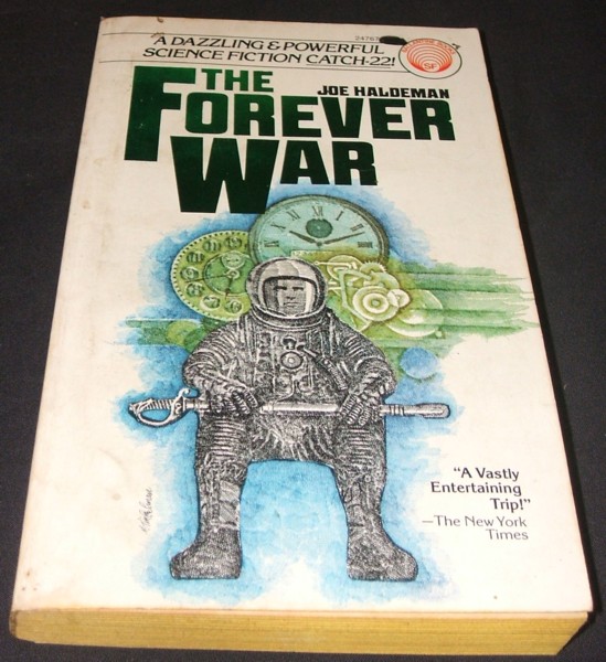 Cover of 'The Forever War' - Ballantine Books Edition 1976
