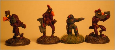 Harook from Mad Robot Miniatures with GZG UNSC Marine