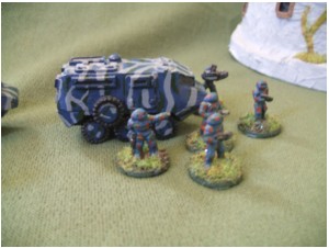 GZG UNSC Hardsuits deploy from a Combat Wombat APC