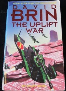 Cover of 'The Uplift War' - Orbit Edition 1996