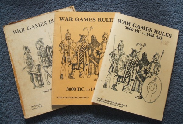 WRG Ancients Rules 5th, 6th and 7th Edition