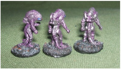 15mm Xenomorphs from Ground Zero Games, back view